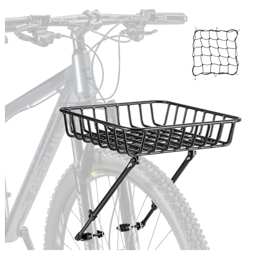CXWXC Large Front Bicycle Basket Rack