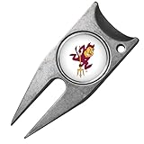 LinksWalker Arizona State Sun Devils Stealth Golf Divot Tool and Ball Marker - Antique Nickel