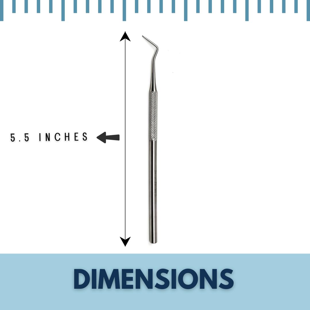 Rascador profesional de sarro dental para eliminar el cálculo de los dientes, removedor de placa, raspador de dientes para el cuidado de la higiene bucal, hecho de acero inoxidable (EXP #9)