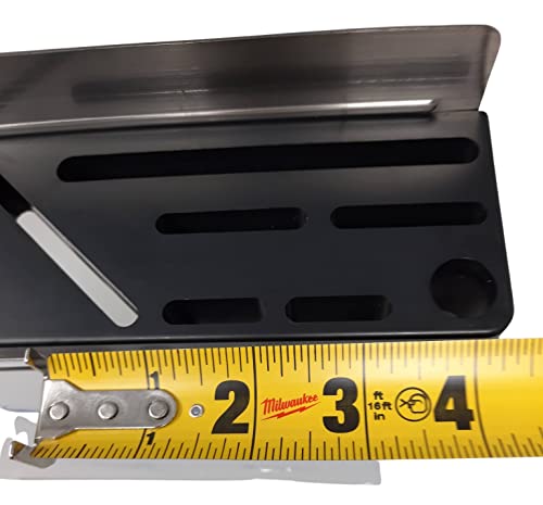 Restaurant/Commercial Kitchen Knife Rack - Holds 10 Knives & Honing Steels - Stainless Steel Wall Mounted Knife Storage #TOP4