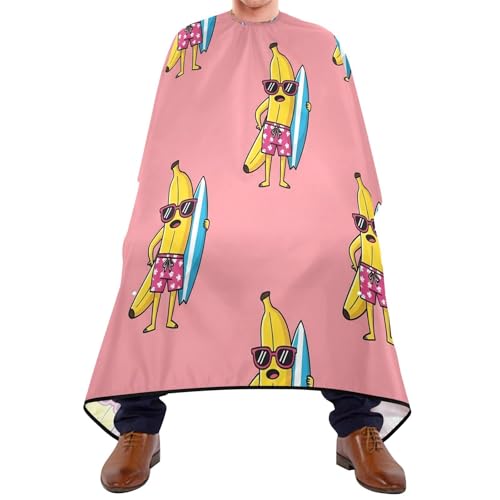 Capa de Barbero Impermeable Kigai Cool Banana para Hombre