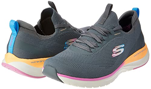 Tênis Skechers Ultra Groove - Oh So Light. Cinza, 37