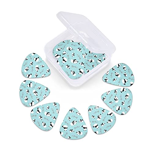 Médiators de guitare 12-Pack Cartoon Panda Bear médiators pour guitare électrique guitare acoustique diverses guitares - Les Beatles, Paul McCartney, John Lennon, RIngo Starr, George Harrison Médiators de guitare 12-Pack Cartoon Panda Bear médiators pour guitare électrique guitare acoustique diverses guitares – Image 6
