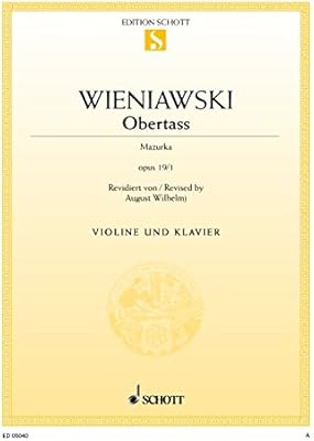Obertass: Mazurka. op. 19/1. violin and piano.