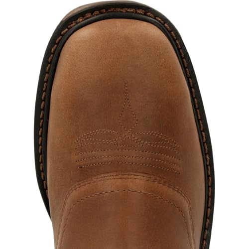 Georgia Boot Carbo-Tec LT Waterproof Chelsea Work Boot, Brown, Size 13(W) by Georgia Boot - Image 2