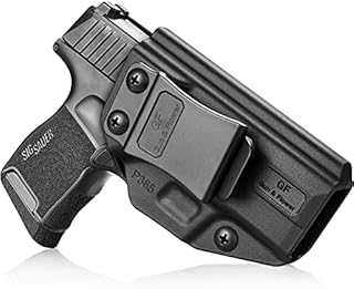 IWB Holster Compatible with Sig P365, P365 SAS, P365 Micro, Inside Waistband Carry Holster Compatible with Sig P365 / P365 SAS / P365 Micro,9mm Gun Holster for Men/Women Adj. Cant&Retention