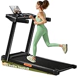 Dianshao Tapis Roulant Salvaspazio Elettrico Pieghevole 12KM/H con Inclinazione 15%, Motore 3.0HP, Display Touch a 3 Livelli, Area di Corsa Ampia 97x40cm, Portata 136KG