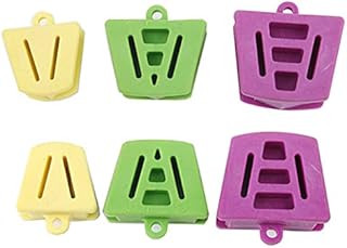 RZJZGZ Dental Oral Silicone Mouth Prop Bite Blocks Latex Free Cheek Retractor (6 Count/pack)