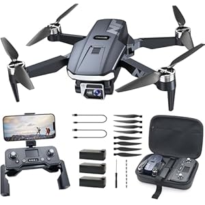 N11 PRO GPS Drohne mit Kamera für Erwachsene 4K UHD, 90 Min lange Flugzeit, lange Kontrollstrecke, Auto Rückkehr, Automatisches Folgen, bürstenloser Motor, 5G FPV RC Quadcopter für Anfänger