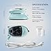 PIOMATIC Travel Iron Mini with Steam for Clothes with Dual Voltage, Portable Mini Ironing Machine with Non-Stick Soleplate, Small Iron for Sewing, Quilting and Handcraft