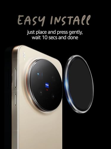 Image of Lensarmor Compatible with Vivo X300 Camera Lens Protector - Silver (1 Pack) | Premium 9H Tempered Glass, Scratch Resistant, HD Clear Lens, Strong Adhesion & Precise Fit