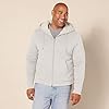 Amazon Essentials Men's Sherpa-Lined Full-Zip Fleece Hoodie, Off-White, L #4