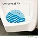 Modern Industrial Urinal Screen and Deodorizer - Fits Most Urinals, Minimizes Splash and Odors for Clean, Fresh Restrooms in Offices, Schools, and Restaurants (Pack of 10)
