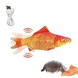 【Langlebig und Tragbar】Die Katzenzahnbürste ist klein und leicht zu tragen. Unser Katzenspielzeugfisch ist mit einem USB-Ladekabel ausgestattet. Perfekt zum und leicht zu tragen.Sie können es mitnehmen, wenn Sie mit der Katze ausgehen. Sie sind haltbarer und werden nicht so leicht zerstört.