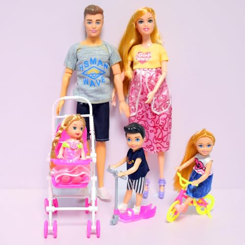 Set de 6 Muñecos Familia UCanaan con Accesorios miniatura 2