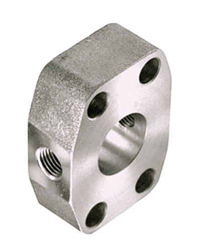 Anchor Fluid PowerAS-48-GP Code 61 Carbon Steel Spacer Blocks with Gage Port 4-Bolt Flange, 3.00" Pad Size