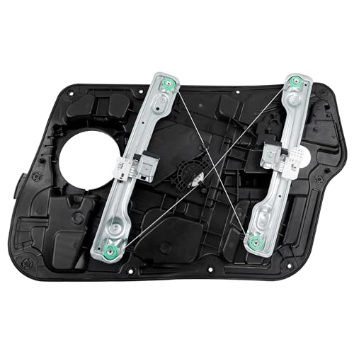 752-928 Front Left Driver Side Power Window Regulator Without Motor with Panel Compatible with 2011-2014 Hyundai Sonata Replace# 752928, 82471-3Q000, 384736
