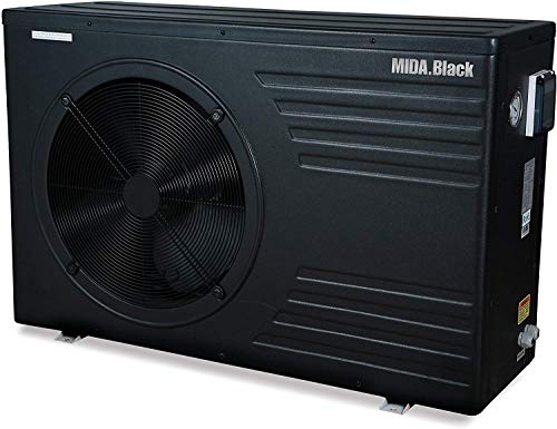 Midas Interactive Heating Pump Swimming Pool Mida Black 8 30 m3 7,8 Kw/220 V Code 2900