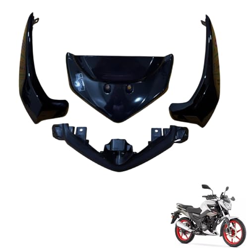 Image of Bike Headlight Visor /Head Light Visor Black for Tvs Raider