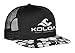 Koloa Surf Mesh Back Wave Logo Trucker Hat Hawaiian Bill Hat White Logo