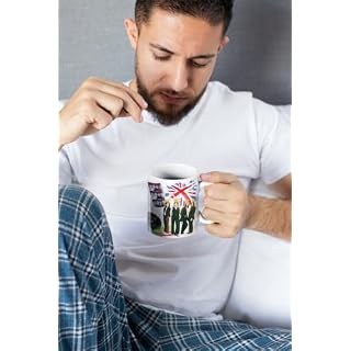 Mug Beatles LOVE en céramique. Cadeau original. - Les Beatles, Paul McCartney, John Lennon, RIngo Starr, George Harrison Mug Beatles LOVE en céramique. Cadeau original. – Image 4