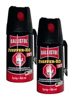 KO Pfefferspray Jet | Fog Verteidigungsspray | Abwehrspray Hundeabwehr | zur Selbstverteidigung | Sparset | Made in Germany (Jet 40 ML 2 Stk)