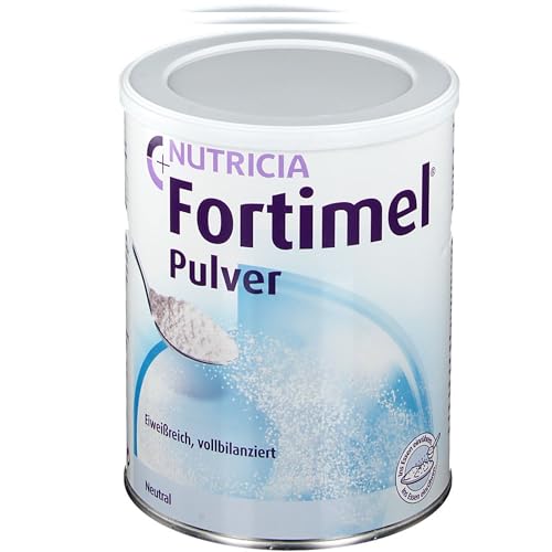 Nutricia Fortimel Pulver Neutral I Bei erhöhtem Energie und Eiweißbedarf I Trinknahrung in Pulverform zum Anrühren als Getränk oder zum Anreichern von Speisen I10g Protein, 200 kcal pro Portion I670gr