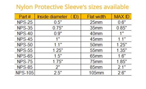0.9" Id Nylon Protective Hose Sleeve Sheath Cable, 10Ft Length Cover Welding Tig Torch Hydraulic Hose #TOP1