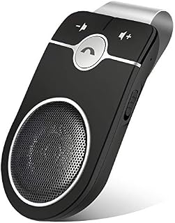 Car Hands Free Bluetooth Speakerphone for Cell Phone, Bluetooth 5.0, Siri Google Assistant