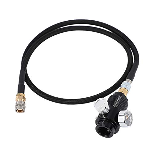 Régulateur Co2 0-200 Psi avec câble FLEX 100 cm connecteur cylindre réservoir - 2