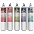 ProQ2 Alkaline Reverse Osmosis Filter Replacement Set for PROQ2, 5-Stage RO Water Filters for Under Sink Alkaline Water Filtration System, Quick-Change Filter Replacement Cartridge 5PC