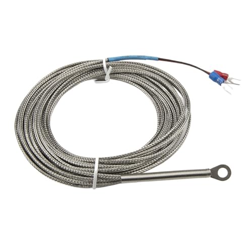 Termopar tipo K FTARR01 con sonda de temperatura de 6mm y cable metálico de 7 metros 2