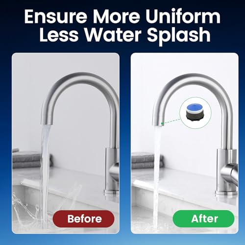 SANJSJHXJ 12pcs Tap Strainer Set M18.5, Wasserhahn sieb, Mit Ersatzschlüssel, DIY Tools for Kitchen and Bathroom Faucets - Save Water & Easy Install