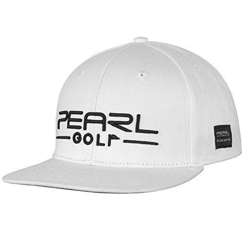 PearlGolf Basecap - Artwork No 001 - Weiß - Golfcap - Cap - Snapback, Weiß Cover