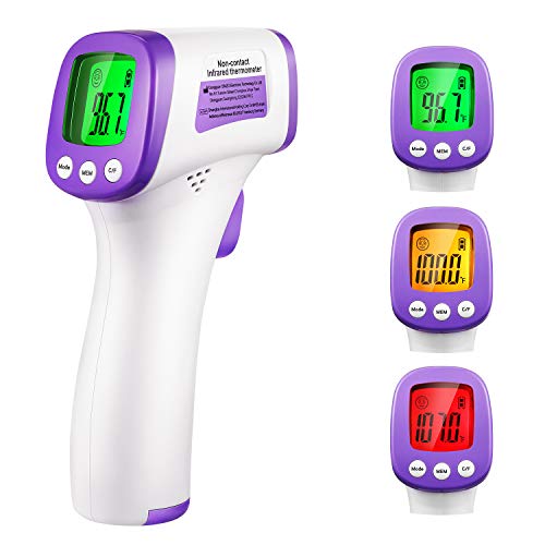 Non-Contact Forehead Infrared Thermometer for Baby Kids & Adults with LCD Display