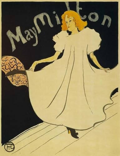Impression tableaux peinture sur toile de maitre Toulouse-Lautrec 60x90cm premium