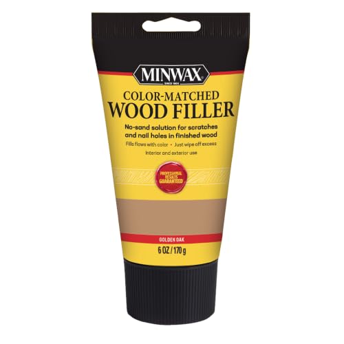 Image of Minwax Color-Matched Wood Filler, Golden Oak, 6 oz