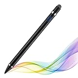 ✎1.5mm Lapiz Capacitivo Punta Fina: La punta de 1,5mm está hecha de material de cobre puro. Es más delicado y suave, le da una sensación realista para la creación mientras dibuja y pinta.