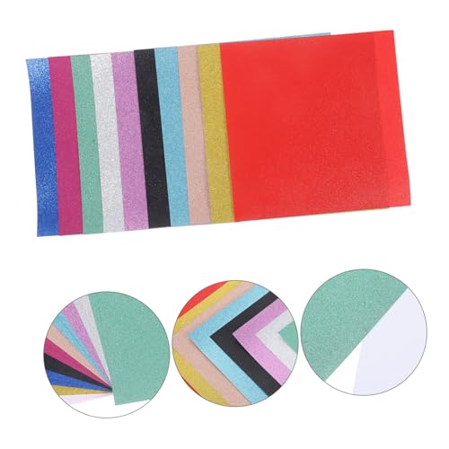 DIYEAH 40 Folhas De Cartolina Glitter Cartolina Colorida Cartolina Colorida Estoque De Cartão Colori