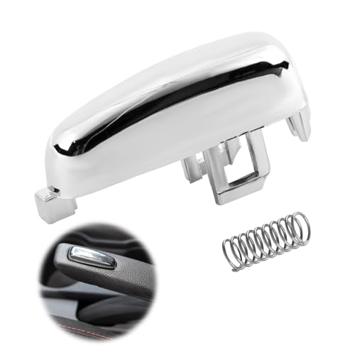 Handbremsknopf,Handbremsknopfschalter Ersatz,Auto Handbremse Knopf, Handbremsknopf aus Aluminiumlegierung für Vauxhall Opel Mokka, Modelljahre 2012-2018, Auto Handbremse Feststellbremse Knopf