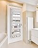 ULG 1-Pack Over Door Organizer with 5 Large Pockets 10 Mesh Side Pockets, 44 lbs Weight Capacity Hanging Storage Organizer with Clear Window for Bedroom Bathroom Kitchen, RV, Camper, Beige #1