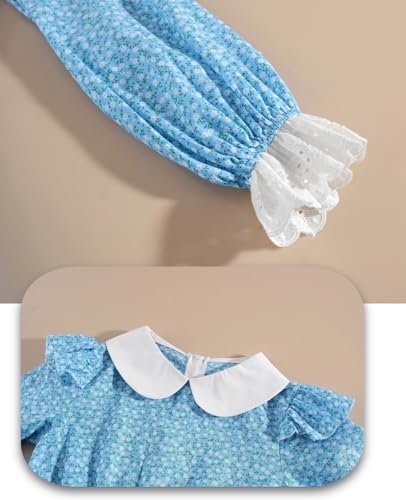 Disfraz Girl Pioneer vestido colonial floral para niña miniatura 3