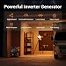 Efurden 3300W Petrol Inverter Generator, Open Frame Gas Powered Generator with ECO Mode for Emergency Home Backup, Caravan, Camping, RV Travel & Jobsites