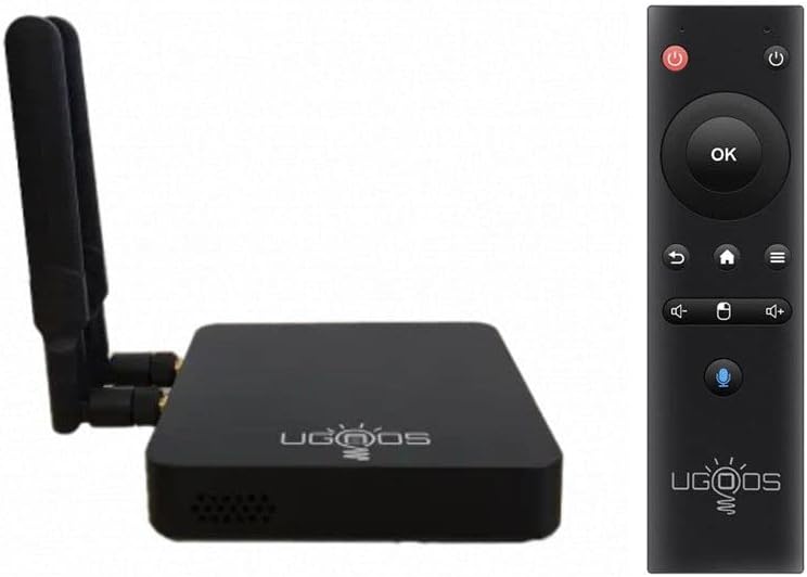 UGOOSUT8 TV Box Android 11 DDR4 4GB RAM 32GB ROM RK3568 WiFi 6 1000M LAN BT5.0 USB 3.0 4K 60fps H.265 HDR Set Top Box