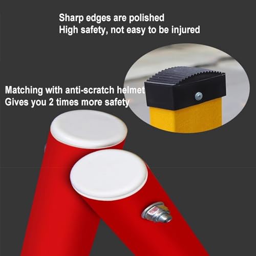Barrière de sécurité construction routière extensible et portable extérieure - 5