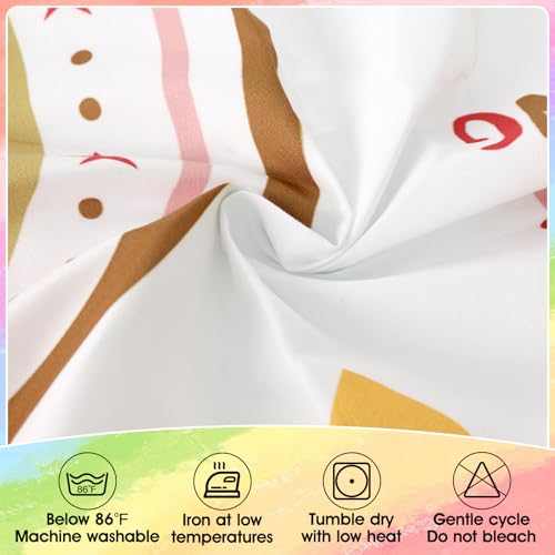 Image of 9FT Boho Rainbow Table Skirt Colorful Teacher Desk Skirt Classroom Desk Skirts for Back to School Decor Classroom Table Skirts for Back to School Supplies Office Bookcase Cabinet Decorations