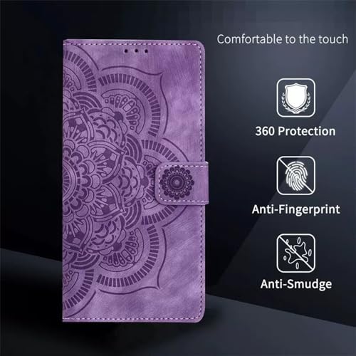 Étui portefeuille Google Pixel 9A bleu housse cuir magnétique