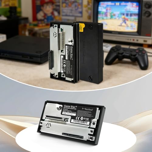 Image of BITFUNX PS2 Hard Drive Adapter - Supports Up to 2TB Storage for Game Backups /Homebrew, SATA Interface & Network Adapter for 2.5 inch /3.5 inch HDD or SSD, Plug & Play SATA HDD Connector for PS2 Fat