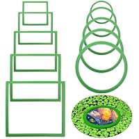 10 anillos de alimentación de peces, anillos flotantes para