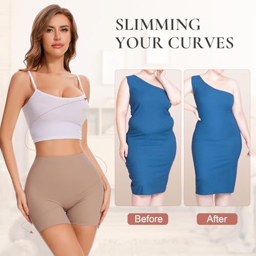 image for Ysabeloom Seamless Shaping Boyshorts Panties for Women Tummy Control S